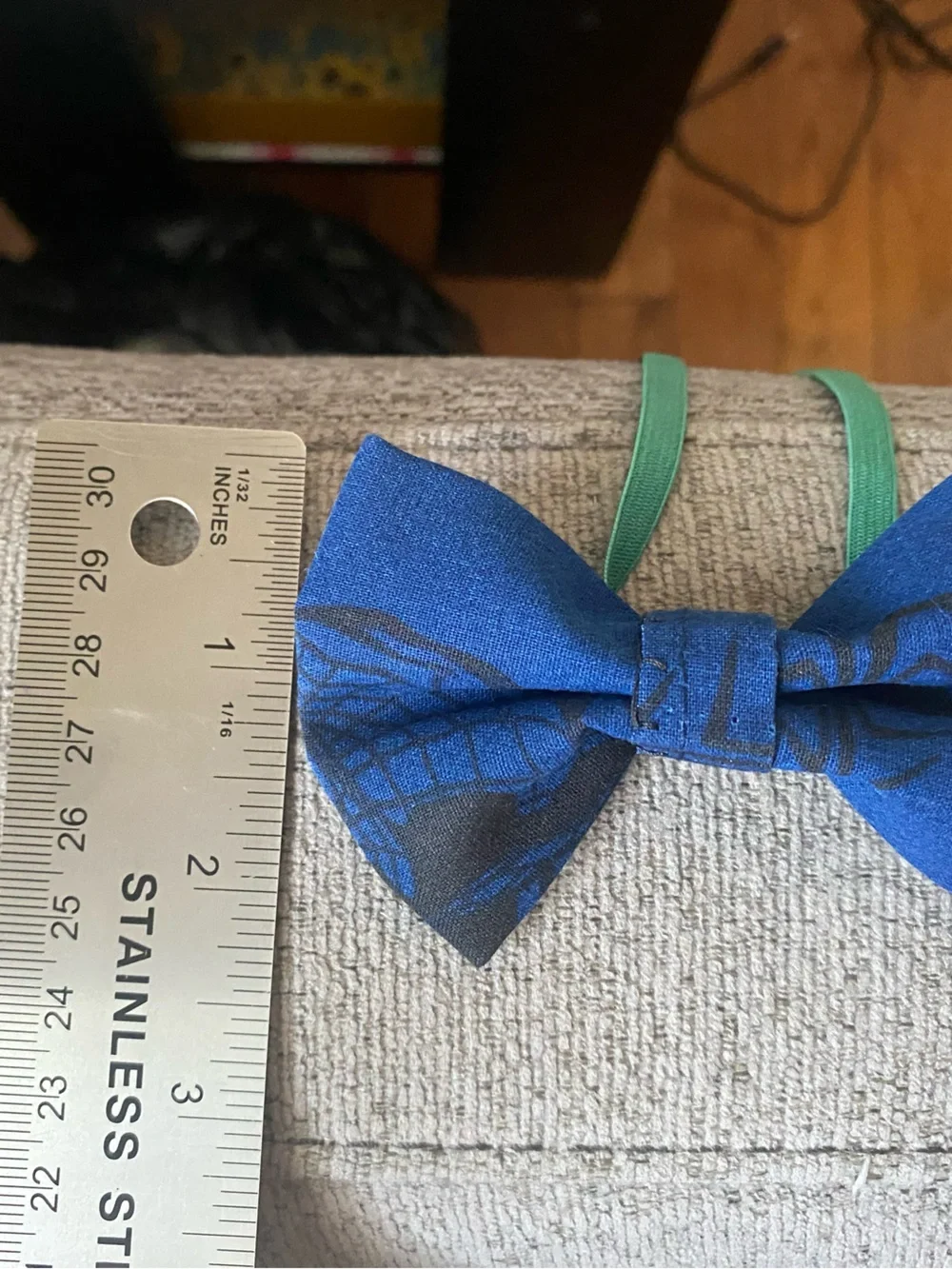 Spiderman Blue and Black Patterned boys  Bow Tie